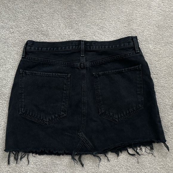 Agolde Quinn High Rise Denim mini skirt - Picture 4 of 8